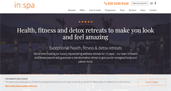 Desktop Screenshot of inspa-retreats.com